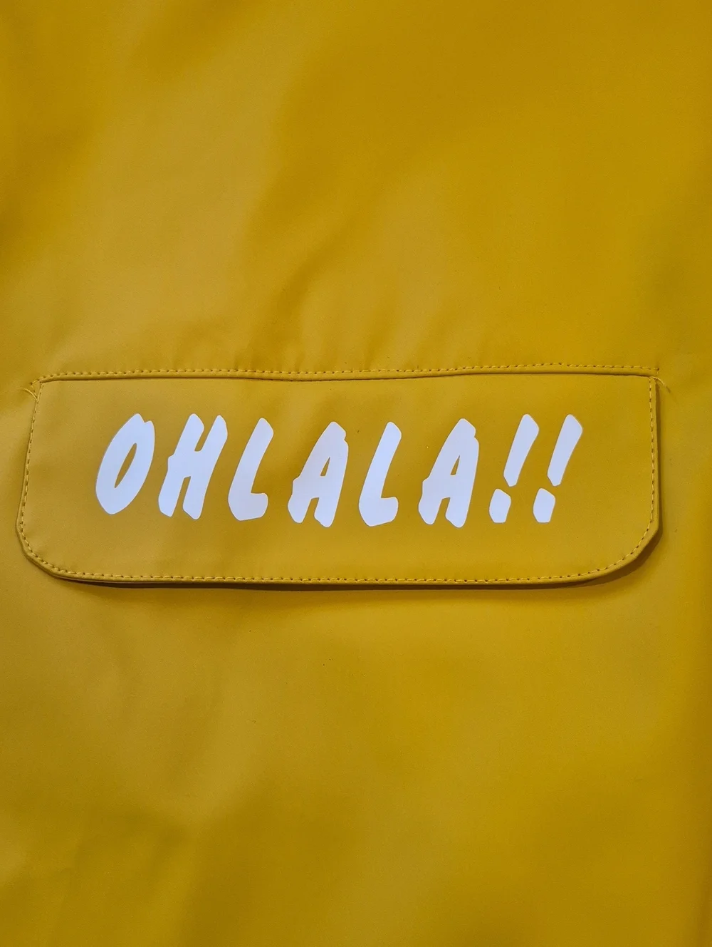 Zara Yellow Hooded Poncho Raincoat